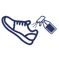 くつ、スプレーアイコン