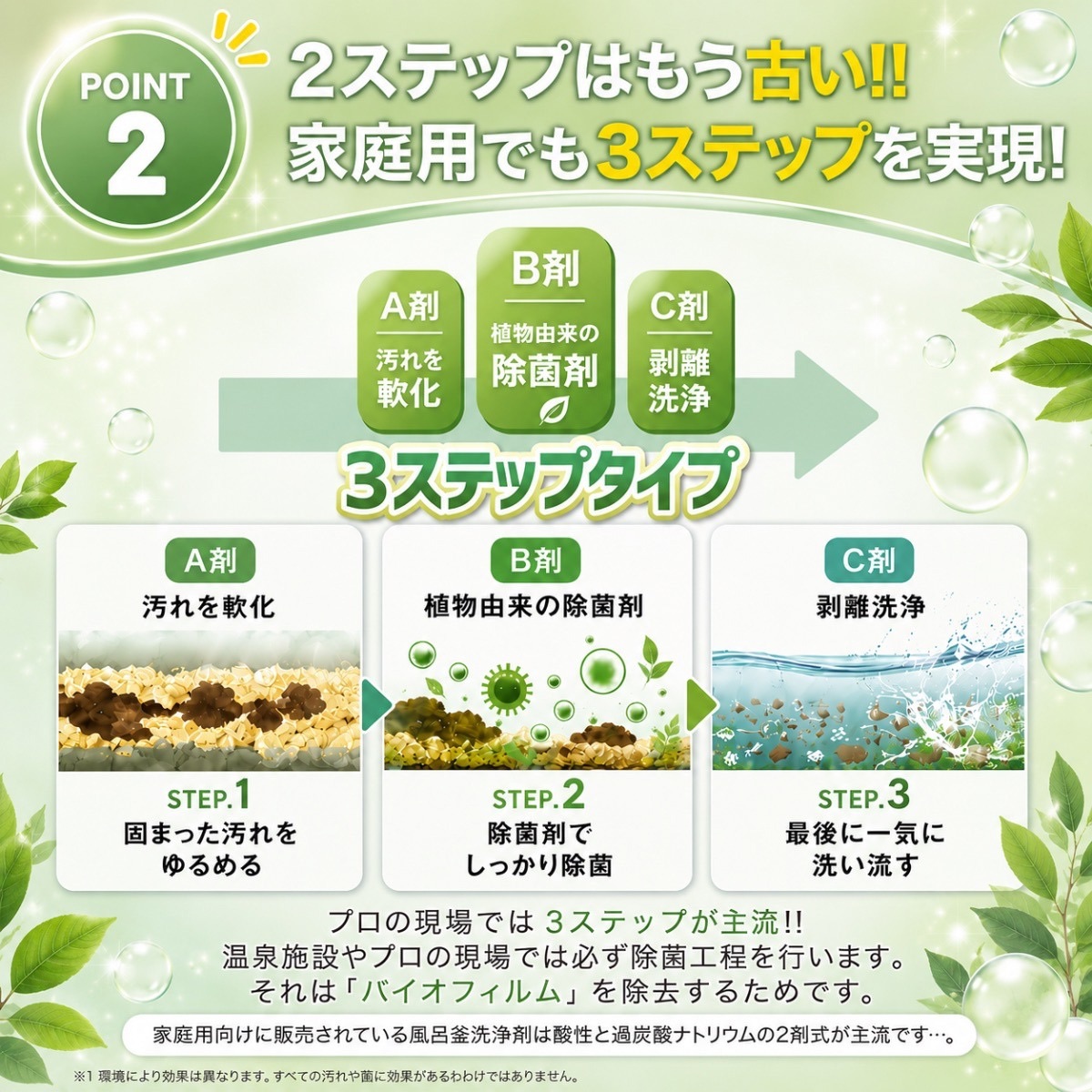 ドバピカボタニカル 3ステップ洗浄