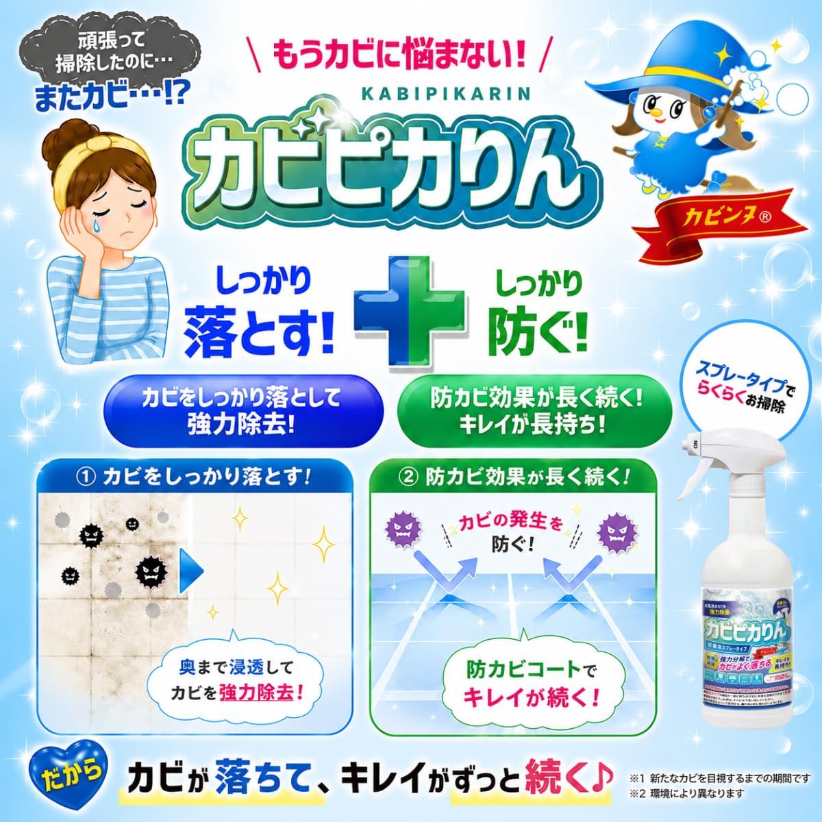 見えないカビが潜む場所に徹底アプローチ